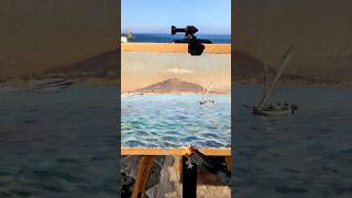 Painting Mount Vesuvius from Sorrento Italy 🇮🇹 #pleinair #oilpainting #sorrento