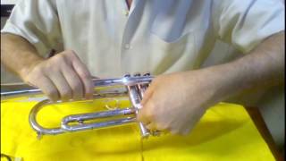 Removing Rez Pads protecting a Bach with badly worn plating