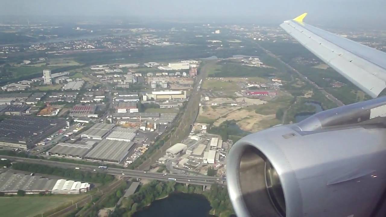 Germanwings A319 landing Cologne/Bonn