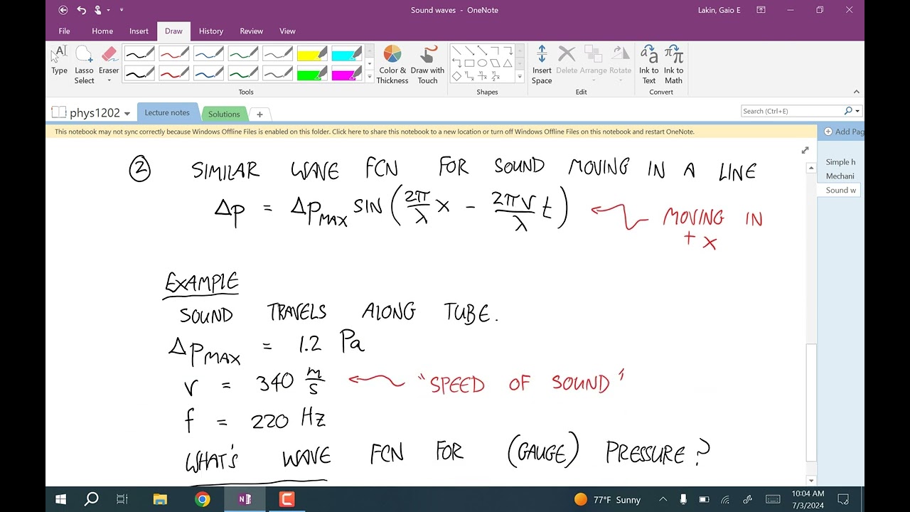 1c. Sound waves