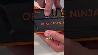 Discover the 5 Different Settings on the Orange Ninja Knife Sharpener #knifesharpner