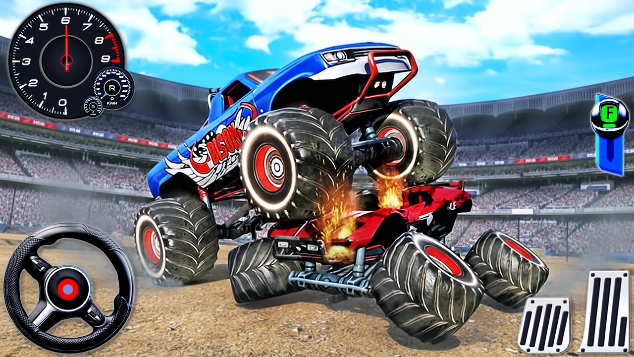 Monster Truck Demolition Derby 3D - Real Extreme Crash Car Racing ...