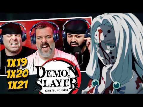 Demon Slayer reaction season 1 episode 19/20/21 (DUB)