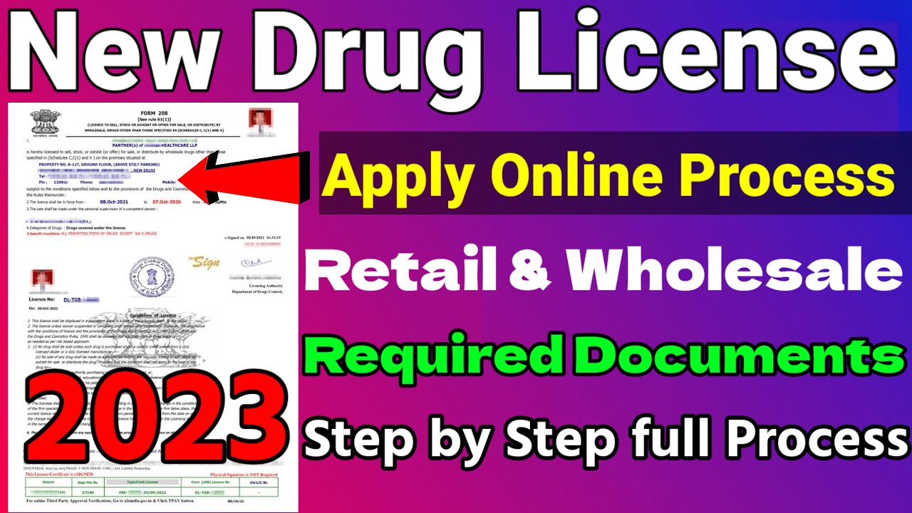 Health Store License apply online for drug selling license - medical shop licence online ...