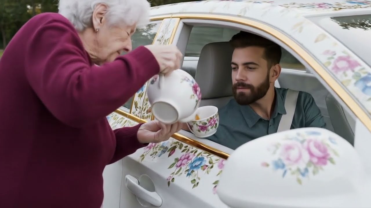 Serving Tea in Style 2025—Which Free AI Nailed the Scene? ☕🚗🌸🎬