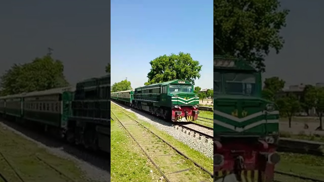 Tezgam 8dn crossing DINA Railway Station Pakistan Railways 