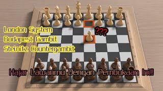 Top 3 Counter Terbaik & Skakmat Brutal Melawan Queen's Pawn Opening [GM Gameplay]