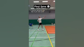 How to get more power in float serve 🏐 #volleyball