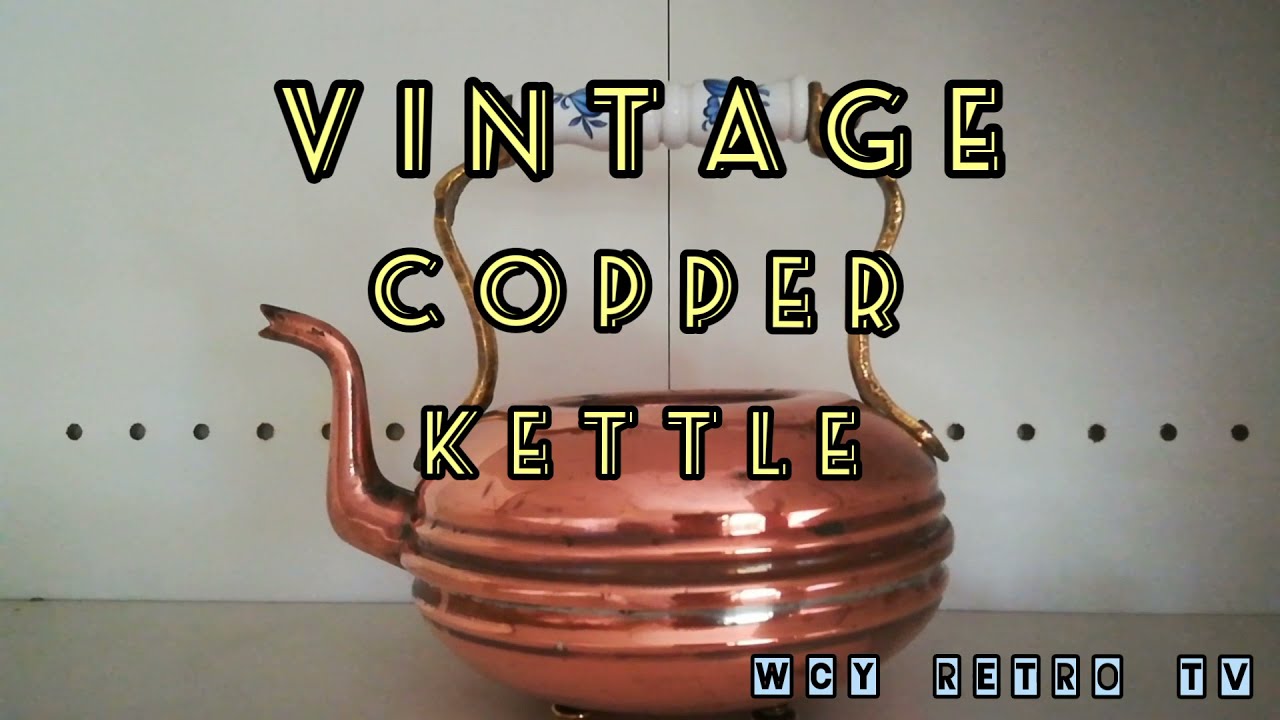 Vintage English Copper Kettle. 