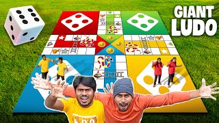 Playing Giant LUDO Game in Real Life | பெரிய தாயம் விளையாட்டு screenshot 2