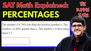 SAT Math is easy... Percentages