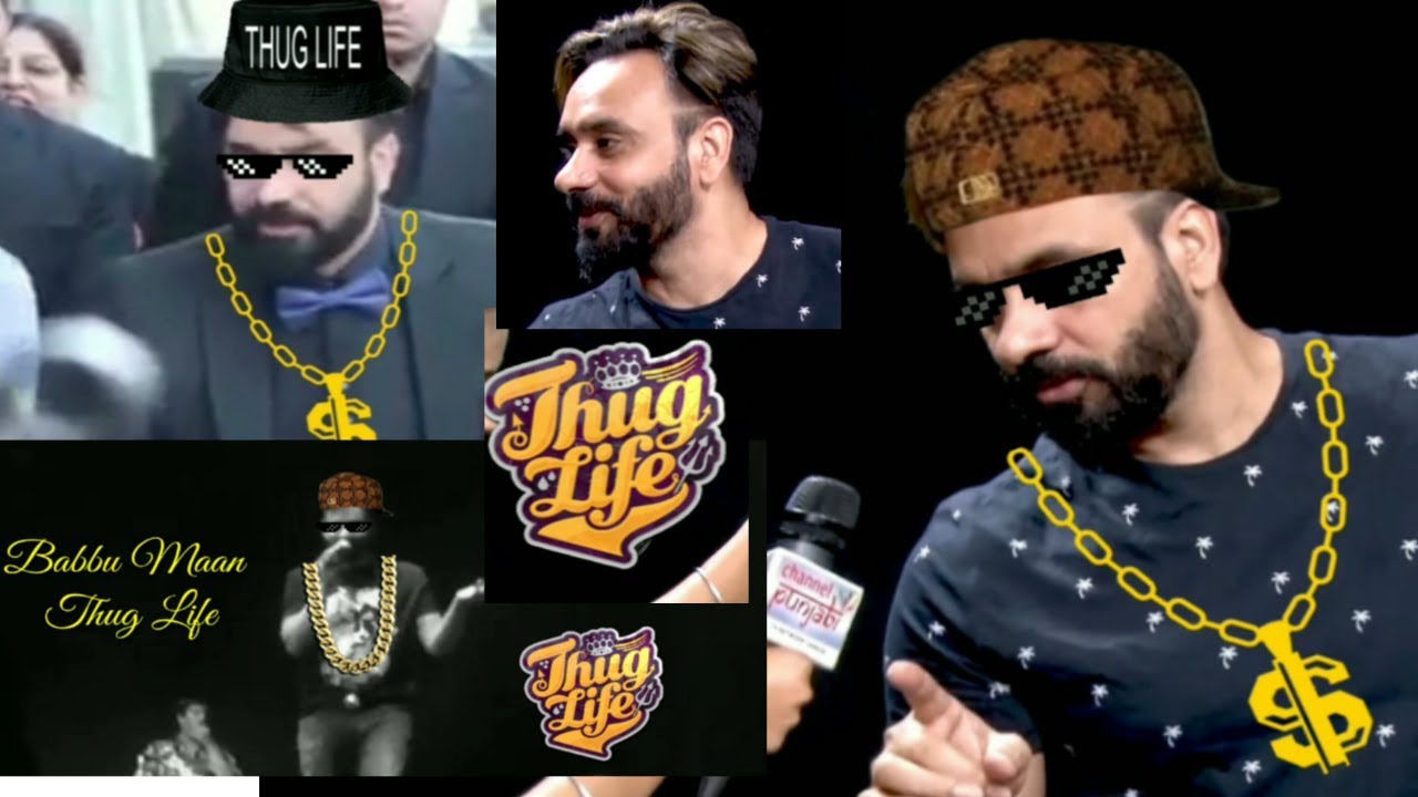 Babbu Maan Thug Life Videos Compilation👍