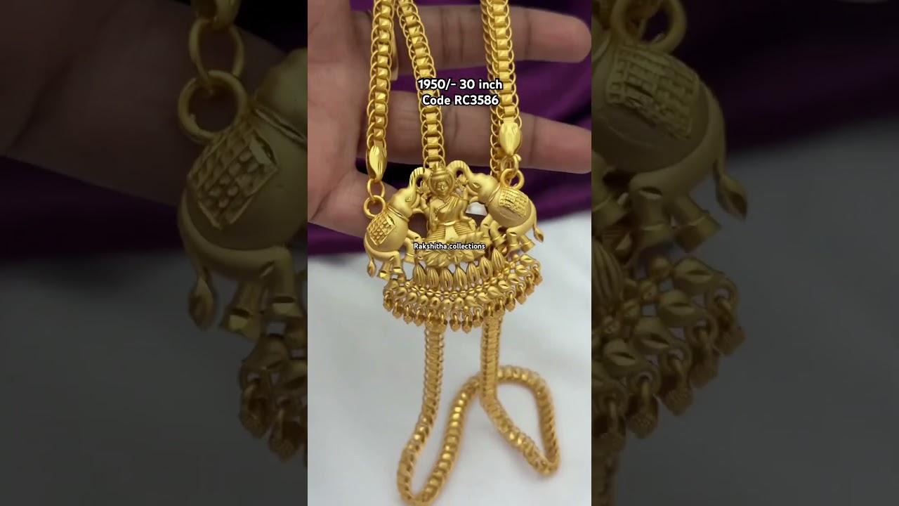 Real gold look dollar chain 