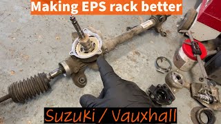 Improving a Suzuki Splash, Swift, Vauxhall Agila steering rack
