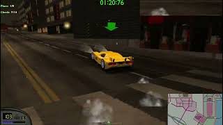 Midtown Madness 1 Clockwise Madness (Charger bandit's checkpoints)