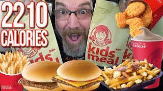 Wendy's Kids Meal X3 | MUKBANG 먹방 Eating Show