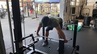 Belt Squat Bent Over Row