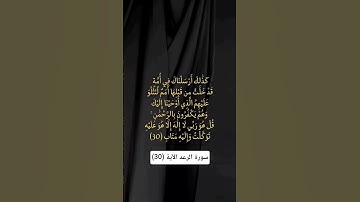 سورة الرعد الآية (30)