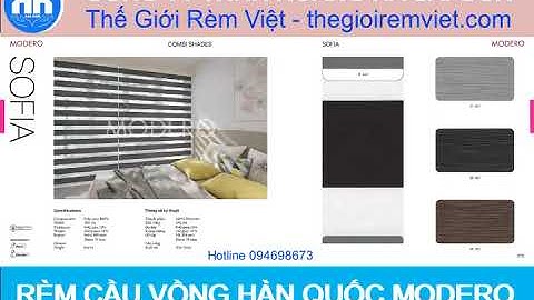 Rèm Cầu Vồng Hàn Quốc Modero