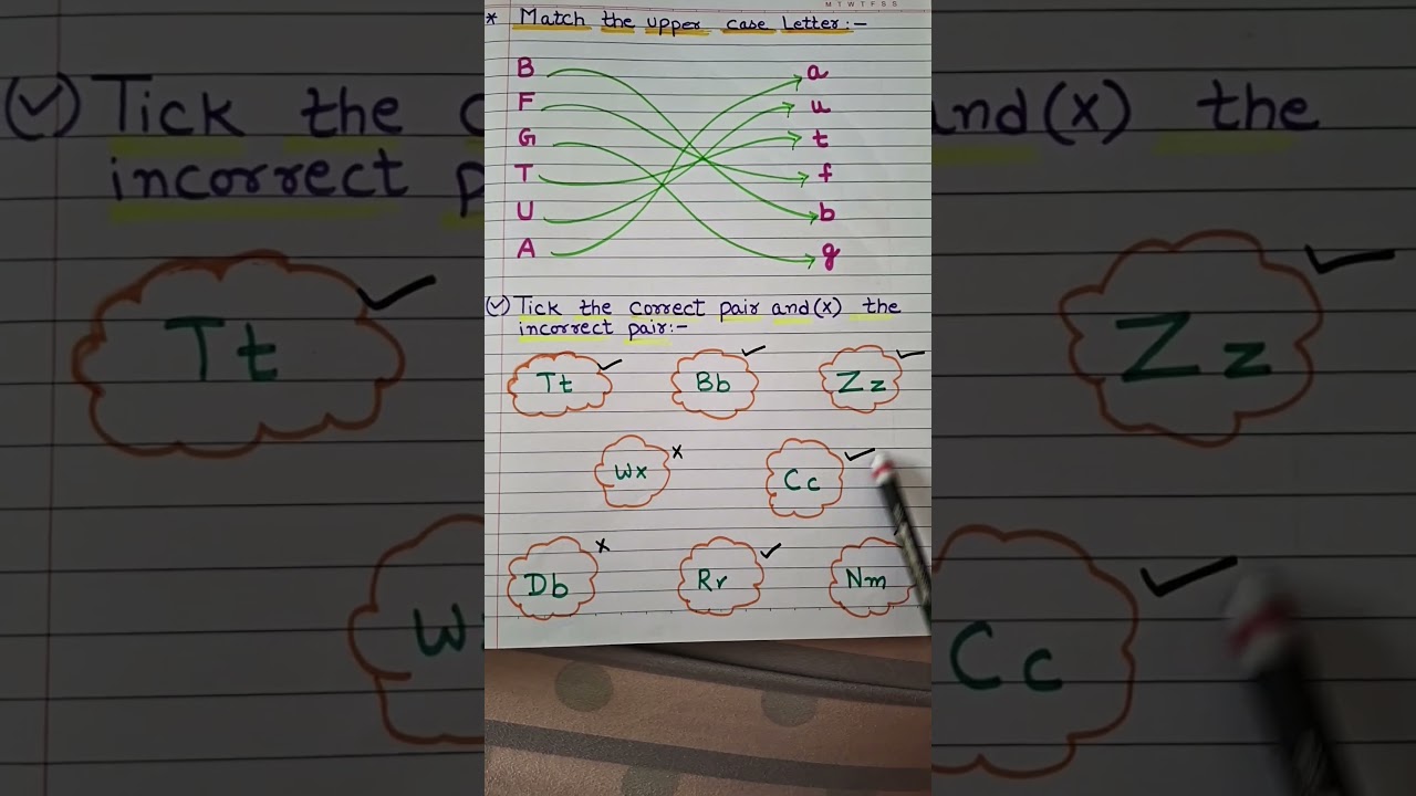 LKG &Senior KG English Summer Vacation Worksheet #shortvideo @kidslearningfun2013