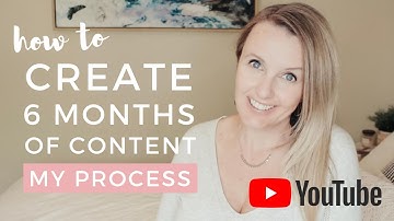 👉 MY BATCHING CONTENT PROCESS 👈 How I Created 6 Months of YouTube Videos!!!