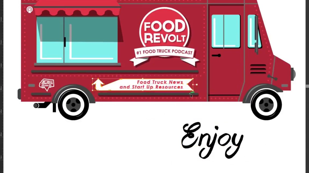 Food Truck Illustration - YouTube