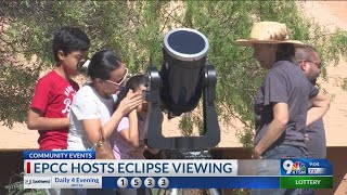 IMAGES: EPCC hosts watch party for solar eclipse