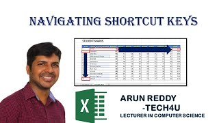 EXCEL FOR BEGINNERS PART 6 - NAVIGATING KEYS (common for Excel 2010, 2013, 2016, 2019)