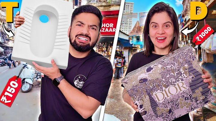 A to Z Shopping Challenge in Chor Bazaar for 10,000Rs.