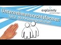 Unternehmensrechtsformen Teil 2: Die Personengesellschaft einfach erklärt (explainity® Erklärvideo)