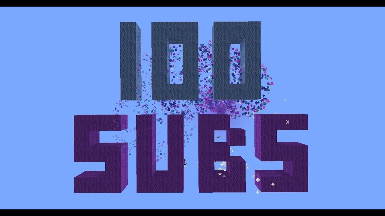 100 SUBS - Thank you!!  (Minecraft Animation) Funny