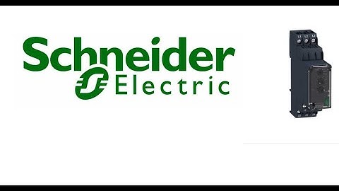 hướng dẫn cài đặt role cao thấp áp RM33RT22 Schneider