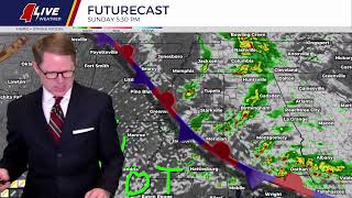 LIVE at 9: Matt's tracking some overnight rain and refining this weekend's storm chances