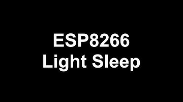 ESP8266 Light Sleep или диета для ESP-01