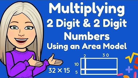 Mini Maths Tutorial: 2 Digit Multiplication Area Model (Year 5)