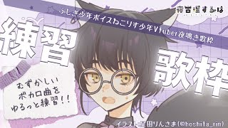 【 歌枠 / Karaoke 】ガチ練習!!!ふしぎ少年ボイスのねこりすVtuber夜鳴き歌枠！【 #Vtuber / 寝古理するは 】