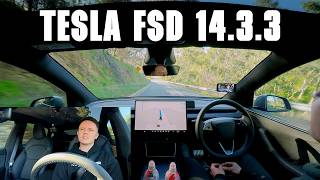 Tesla FSD 14.3.3 Drives Through the Adelaide Hills | Real World Test screenshot 4