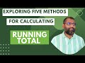 Exploring Five Methods for Calculating the Running Total-Power BI DAX