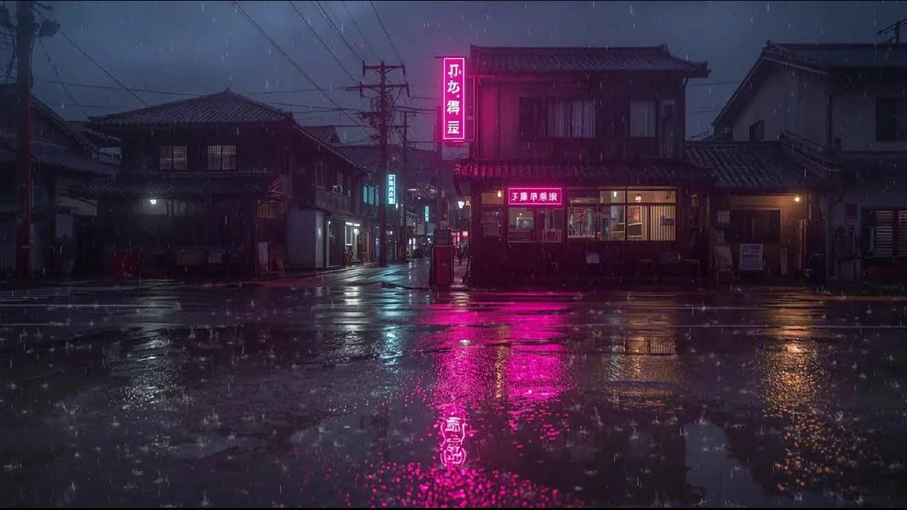 Rainy Night Lofi Mix 🌙 Calm Chillhop Beats to Relax, Study & Sleep #6