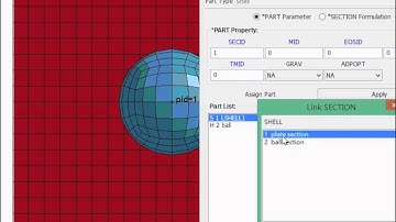 LS-PrePost Workshop5 - Assign Property (Method 1)