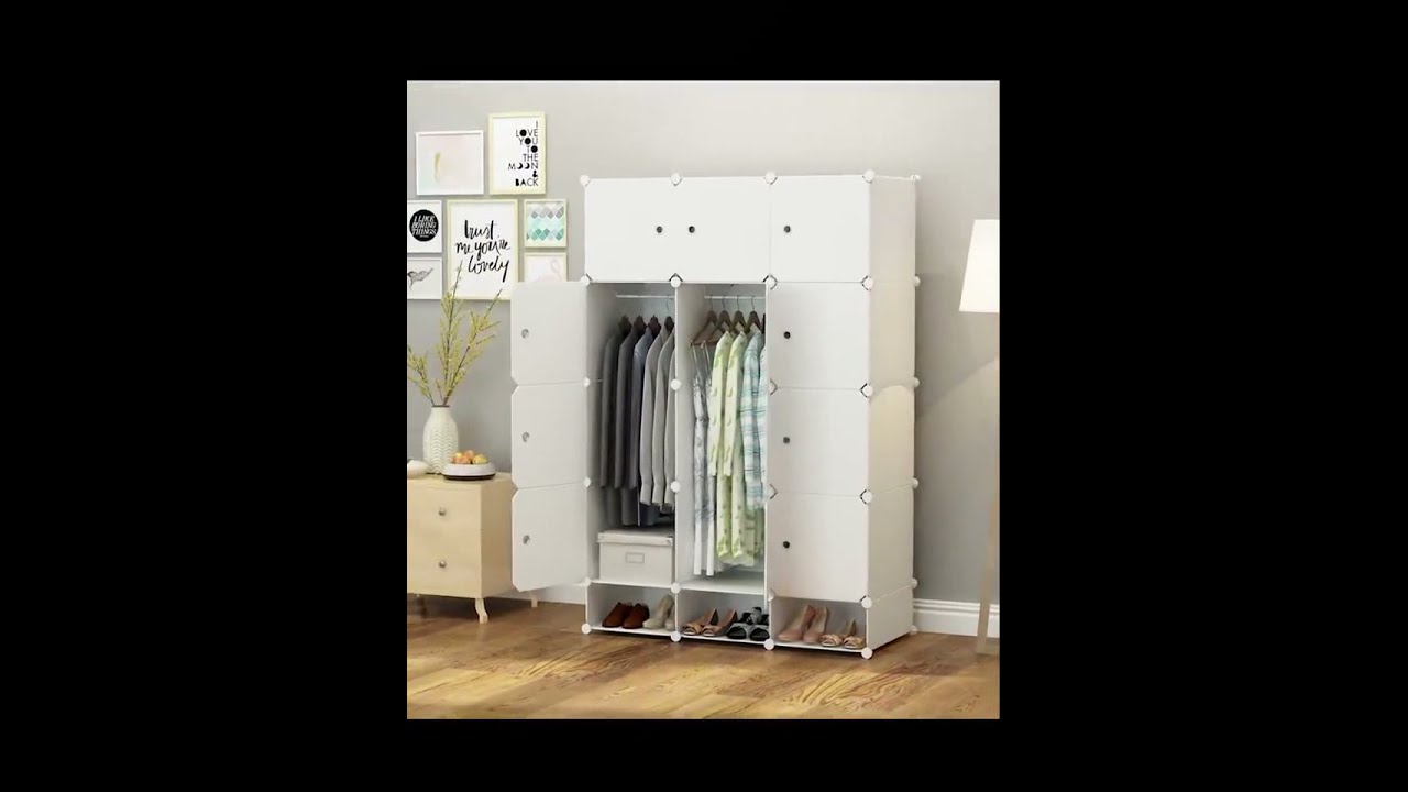 Plastic Cube Wardrobe, Make Storage Easily.