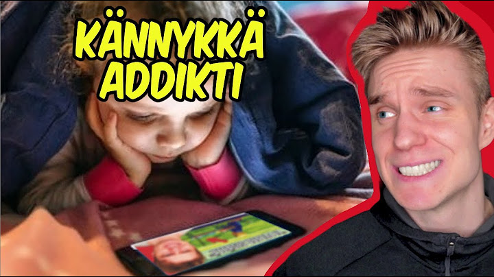 11-vuotias EI pysty ELÄMÄÄN ilman puhelinta...