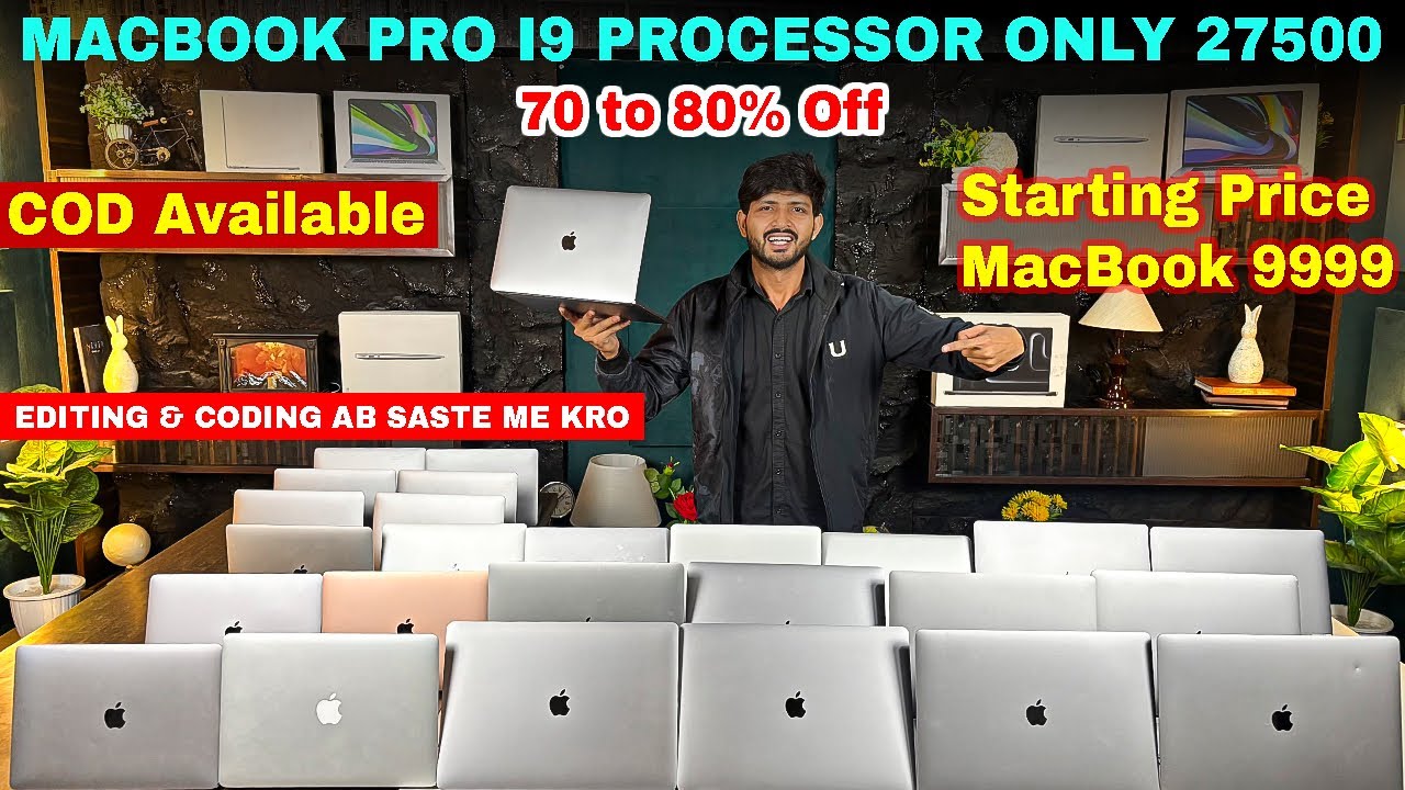MacBook Pro i9 Processor Only 27500 | Second hand laptops Market in Noida 