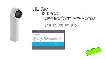 Fix for RE by HTC camera connection problems - Error 90