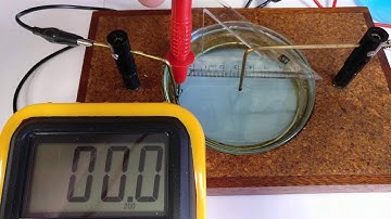 Electric field equipotential lines - Copper Sulphate
