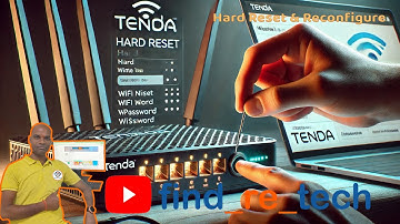 Tenda Wifi Router Hard reset and reconfigure. #findretech #solution #tech #tenda #router