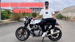 Must have Modifications/Accessories for 650 Twins from Day 01 | Continental GT 650