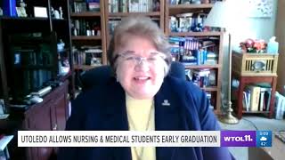 UToledo announces early graduation for medical, nursing students to help during COVID-19