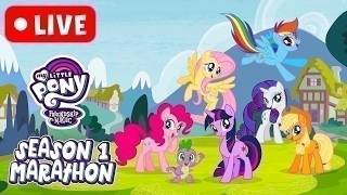 🔴 My Little Pony: Friendship Is Magic | SEASON 1 EPISODES 🦄✨🪄💫 | Live Stream