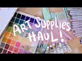 🍇 ART SUPPLIES HAUL ! | holbein, copic markers, etc